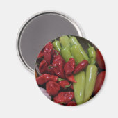 Chili-Paprikaschoten Magnet (Vorderseite/Rückseite)