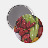 Chili-Paprikaschoten Magnet (Vorderseite/Rückseite)