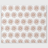 Chili Paprikaschoten Mandala Art Geschenkpapier (Flach)