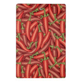 Chili-Paprikaschoten Mini Klemmbrett (Rückseite)