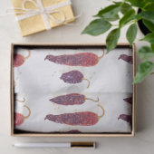 CHILI-PAPRIKASCHOTEN-Papiertücher Seidenpapier (Geschenk)