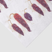 CHILI-PAPRIKASCHOTEN-Papiertücher Seidenpapier (Detail)