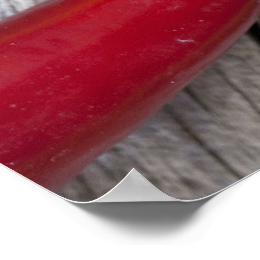 Chili-Paprikaschoten Poster (Ecke)