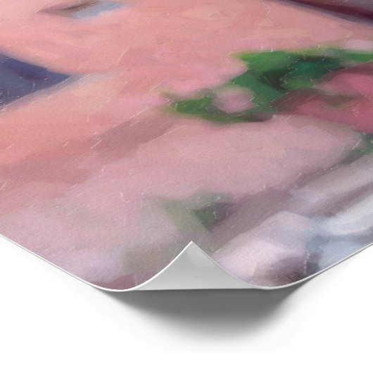 Chili Paprikaschoten Ristra Poster (Ecke)