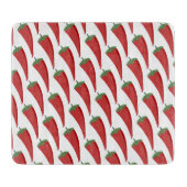 Chili-Paprikaschoten Schneidebrett (Vorderseite)