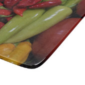 Chili-Paprikaschoten Schneidebrett (Ecke)