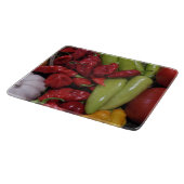 Chili-Paprikaschoten Schneidebrett (Ecke)