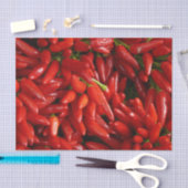 Chili-Paprikaschoten Seidenpapier (Handwerk)