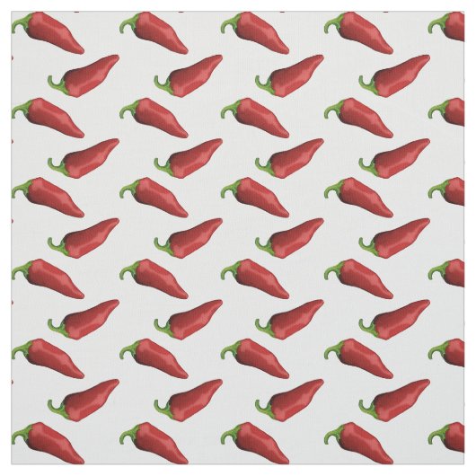 Chili-Paprikaschoten Stoff (Muster)