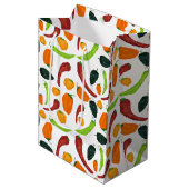 Chili Paprikaschoten Südwestlich von Spicy Pepper Mittlere Geschenktüte (Vorderseite Schrägansicht)