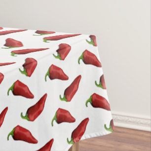 Chili-Paprikaschoten Tischdecke