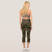 Chili Paprikaschoten und Cilantro Capri Leggings (Rückseite)