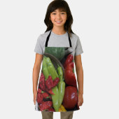 Chili Paprikaschoten und Veggies Kinder Schürze (Insitu)