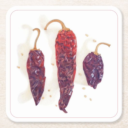 CHILI PAPRIKASCHOTEN Untersetzer (Vorderseite)