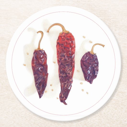 CHILI PAPRIKASCHOTEN Untersetzer (Vorderseite)