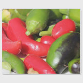 Chili-Paprikaschoten-Wrapper Geschenkpapier (Flach)