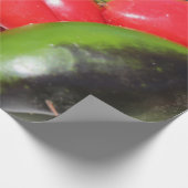 Chili-Paprikaschoten-Wrapper Geschenkpapier (Ecke)