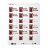 CHILI PEPPER ADRESSAUFKLEBER (Vorne)