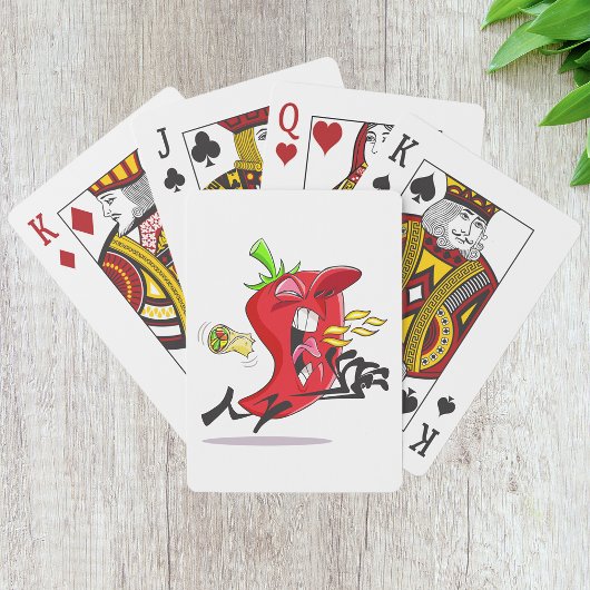 Chili Pepper Breaaving Fire Playing Cards Spielkarten