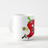 Chili Pepper Breathing Fire Tasse (Vorderseite Links)