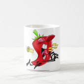 Chili Pepper Breathing Fire Tasse