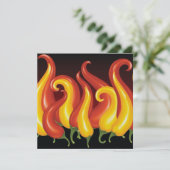 Chili Pepper Einladung (Stehend Vorderseite)