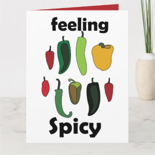 Chili Pepper Feeling Spicy Fiesta-Party Karte