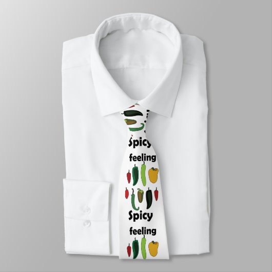 Chili Pepper Feeling Spicy Fiesta Party Krawatte (Gebunden)
