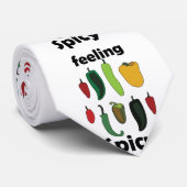 Chili Pepper Feeling Spicy Fiesta Party Krawatte (Gerollt)