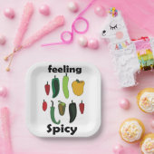 Chili Pepper Feeling Spicy Fiesta-Party Pappteller (Party)