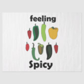 Chili Pepper Feeling Spicy Fiesta-Party Seidenpapier (Vorderseite)