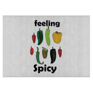 Chili Pepper Feeling Spicy Schneidebrett
