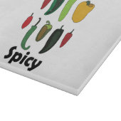 Chili Pepper Feeling Spicy Schneidebrett (Ecke)
