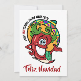Chili Pepper Feliz Navidad Einladung