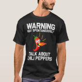 Chili Pepper For Men Women Spicy Habanero Chile 1 T-Shirt (Vorderseite)