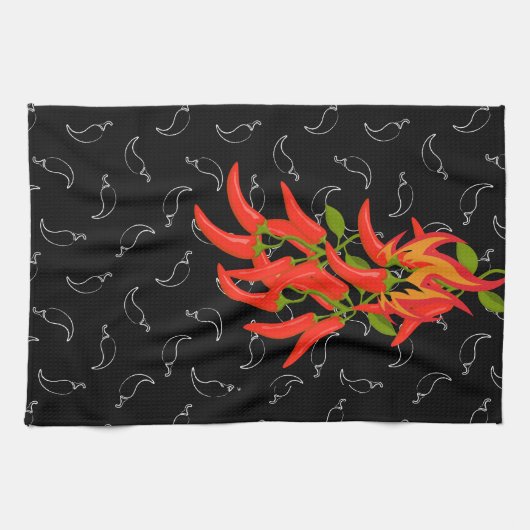 Chili Pepper Geschirrtuch (Horizontal)