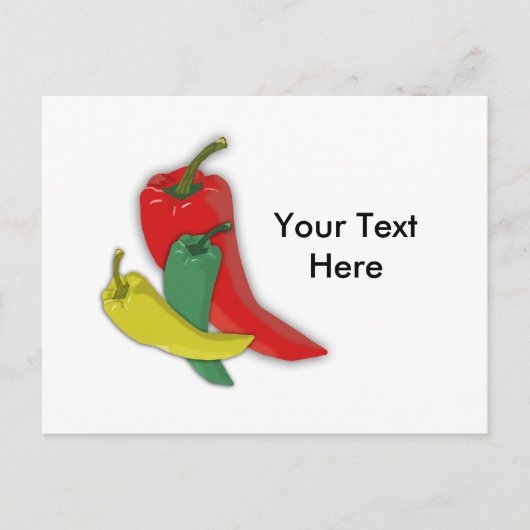 Chili Pepper Group Postkarte (Vorderseite)