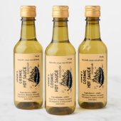 Chili Pepper hausgemachte Hot Sauce Custom Weinetikett (Flaschen)