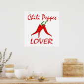 Chili Pepper Lover Poster (Küche)