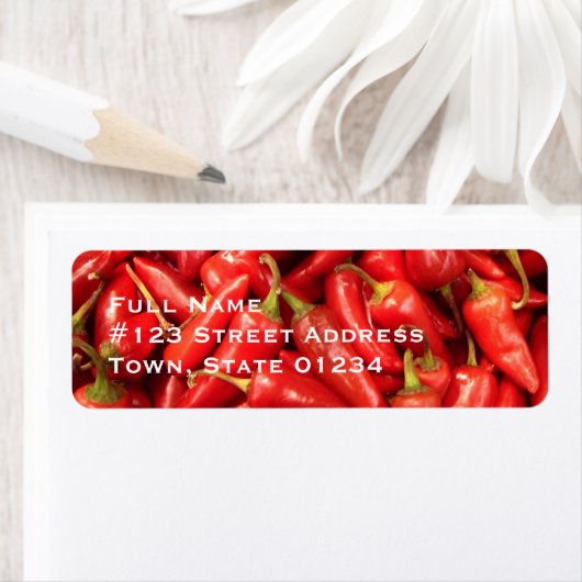 Chili Pepper Mailing Labels (Insitu)