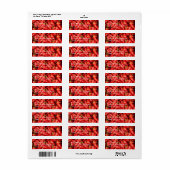 Chili Pepper Mailing Labels (Vorne)