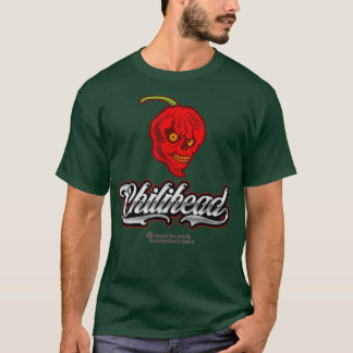 Chili Pepper Merch Design Chilihead Grinning Chili T-Shirt