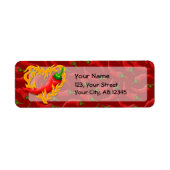 Chili Pepper mit Flammenherz (Vorne)