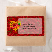 Chili Pepper mit Flammenherz (Insitu)