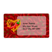 Chili Pepper mit Flammenherz (Vorne)