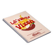 Chili Pepper Motivierend Notebook Notizblock (Rechte Seite)