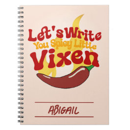 Chili Pepper Motivierend Notebook Notizblock