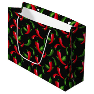 Chili Pepper Muster große Geschenktasche Geschenktüte