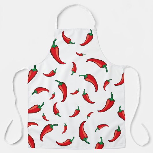 Chili pepper party schürze (Vorderseite)