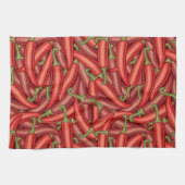 Chili Pepper Pattern Geschirrtuch (Horizontal)